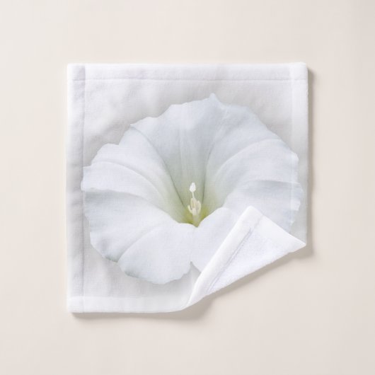 wit en grijze tinten bad handdoek (Wasdoekje)