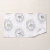 wit en grijze tinten bad handdoek (Handdoek)