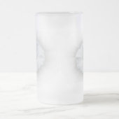 wit en grijze tinten matglas bierpul (Center)