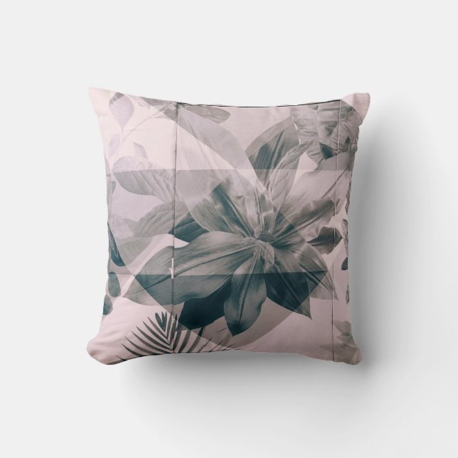 WIT EN GRIJZEN, GEDEÏNTEGREERDE WAL EN DEUR KUSSEN (Voorkant)