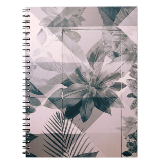 WIT EN GRIJZEN, GEDEÏNTEGREERDE WAL EN DEUR NOTITIEBOEK (Voorkant)