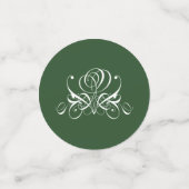 Wit en groen bloeien Roos Confetti (Kleine voorkant)