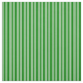 Wit en Groen Striped/Lined Patroon Stof (Swatch)