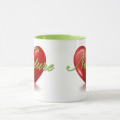 Wit en groene 'Love Nature'-mok Mok (Midden)