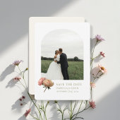 Wit en ivoor | Olijfgroen Roos Kaart