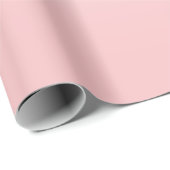 Wit en koraalroze ombre cadeaupapier (Rol Hoek)