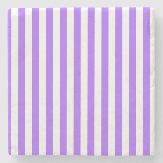 Wit en lavender, Onderzetter op het Stripes Square (Voorkant)