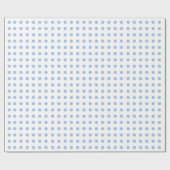 Wit en licht blauw pokdop papier (Vlak)