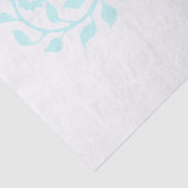 Wit en licht blauw Zwavelvormig Eenvoudig Tissuepapier (Detail)