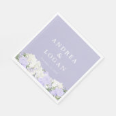 Wit en maagdenpalm | Bruiloft Servet (Hoek)