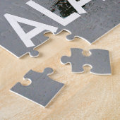 Wit en marinevliegtuig, Alaska Legpuzzel (Zijkant)