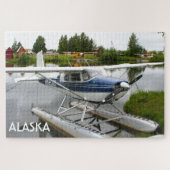 Wit en marinevliegtuig, Alaska Legpuzzel (Horizontaal)