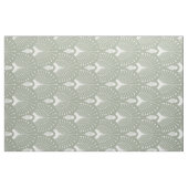 Wit en mintgroen art-deco patroon stof (Fat Quarter)