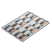 Wit en oranje gebouw notitieboek (Linkerzijde)
