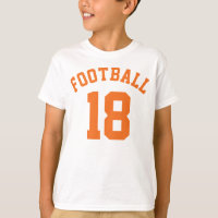 Wit en Oranje Kind | Sport Jersey Design