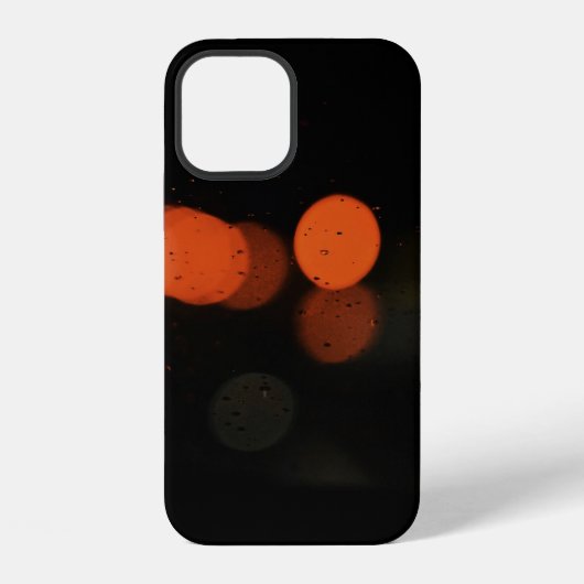 Wit en oranje plastic speelgoed iPhone hoesje (Achterkant)