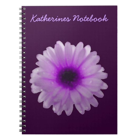 Wit en Paars  Notitieboek (Voorkant)
