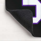 Wit en Paarse nummer 54 Jersey Player Uniform # Muismat (Hoek)