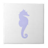 Wit en Periwinkle Zee Tegeltje (Voorkant)