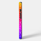 wit en regenboog Muzikaal Case-Mate iPhone Case (Achterkant / Links)