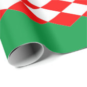 WIT- EN RODE DIAMONDCHRISTMAS-Wrapppapier Cadeaupapier (Rol Hoek)