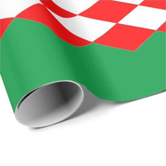 WIT- EN RODE DIAMONDCHRISTMAS-Wrapppapier Cadeaupapier (Rol Hoek)