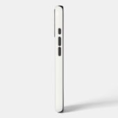 Wit en rood design met Jouw tekst Case-Mate iPhone Case (Achterkant / Links)
