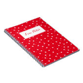 Wit en rood notitieboek (Rechterzijde)