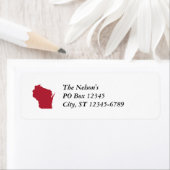 Wit en Rood Wisconsin Etiket (Insitu)