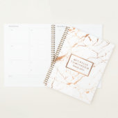 Wit en Roos Goud Marmer Afspraakboek Planner (Display)