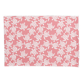 Wit En Roze Herhalingsmotief | Zee Schildpad Patro Kussensloop
