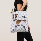Wit- en Tanjerhond Jack Russell Terrier-hond Tote Bag (Dichtbij)