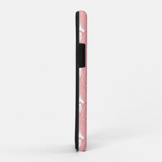 Wit en verbind art-deco geometrisch patroon Case-Mate iPhone case (Achterkant/rechts)