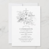 Wit en Zilver bevestiging Kaart (Voorkant)