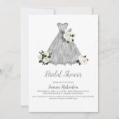  Wit en Zilver Vrijgezellenfeest Kaart (Voorkant)