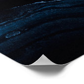 Wit en zwart abstract schilderij poster (Hoek)
