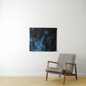 Wit en zwart abstract schilderij wandkleed (In Situ (horizontaal))