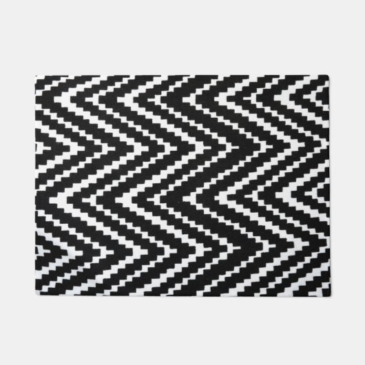wit en zwart deurmat (Voorkant)