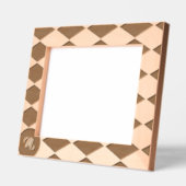 Wit en zwart diamantpatroon gegraveerde lijstjes (Links)