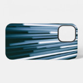 Wit en zwart digitaal iPhone hoesje (Achterkant horizontaal)