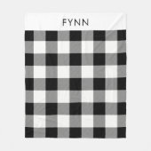 Wit en zwart geplakt deken (Voorkant)