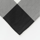 Wit en zwart geplakt deken (Hoek)