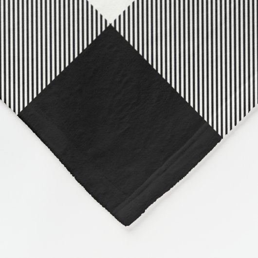 Wit en zwart geplakt deken (Hoek)