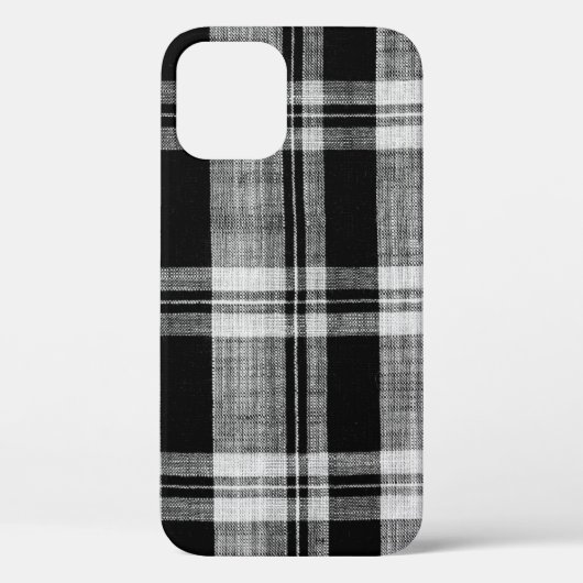 Wit en zwart gevriesdroogd textiel voor Case-Mate iPhone case (Achterkant)