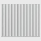 wit en zwart grafisch streepjespatroon cadeaupapier (Vlak)