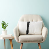 Wit en zwart kussen (Stoel)