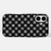 Wit en zwart naadloos patroon iPhone achterkant Case-Mate iPhone Case (Achterkant (horizontaal))