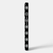 Wit en zwart naadloos patroon iPhone achterkant Case-Mate iPhone Case (Achterkant / Links)