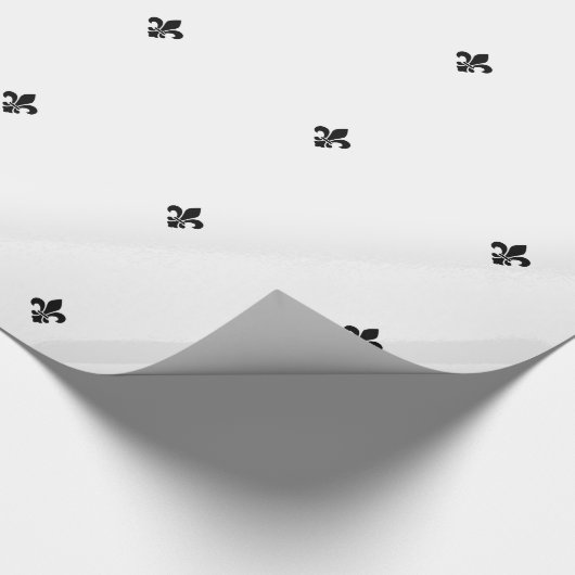 Wit en zwart omslagpapier cadeaupapier (Hoek)