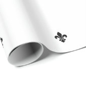 Wit en zwart omslagpapier cadeaupapier (Rol Hoek)